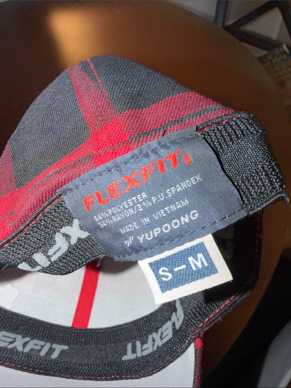 Red and Black Plaid Women's Baseball Cap